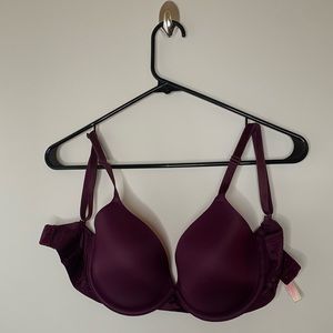 Burgundy Bra. 32DD (PINK)